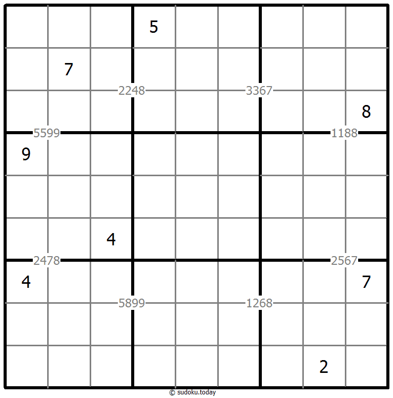 Quadruple sudoku 21 November 2025