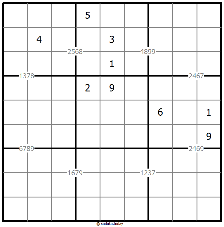 Quadruple sudoku 14 January 2026