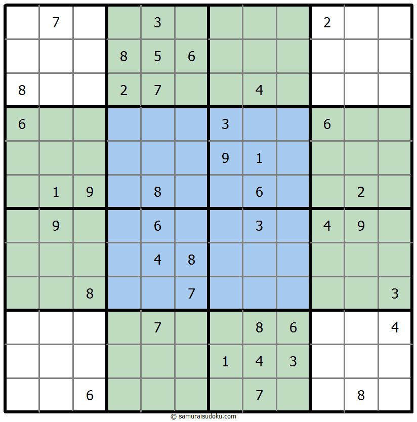 Butterfly Sudoku 20-November-2023