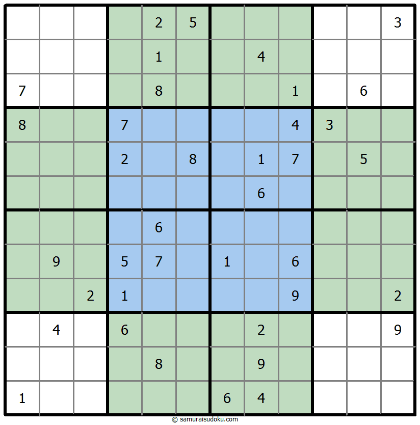Butterfly Sudoku 6-April-2022