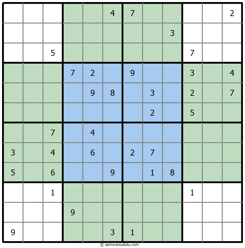 Butterfly Sudoku 5-October-2023