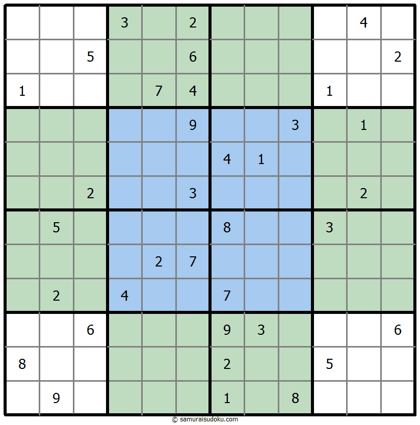 Butterfly Sudoku 3-April-2022