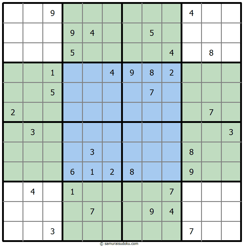 Butterfly Sudoku 20-February-2022