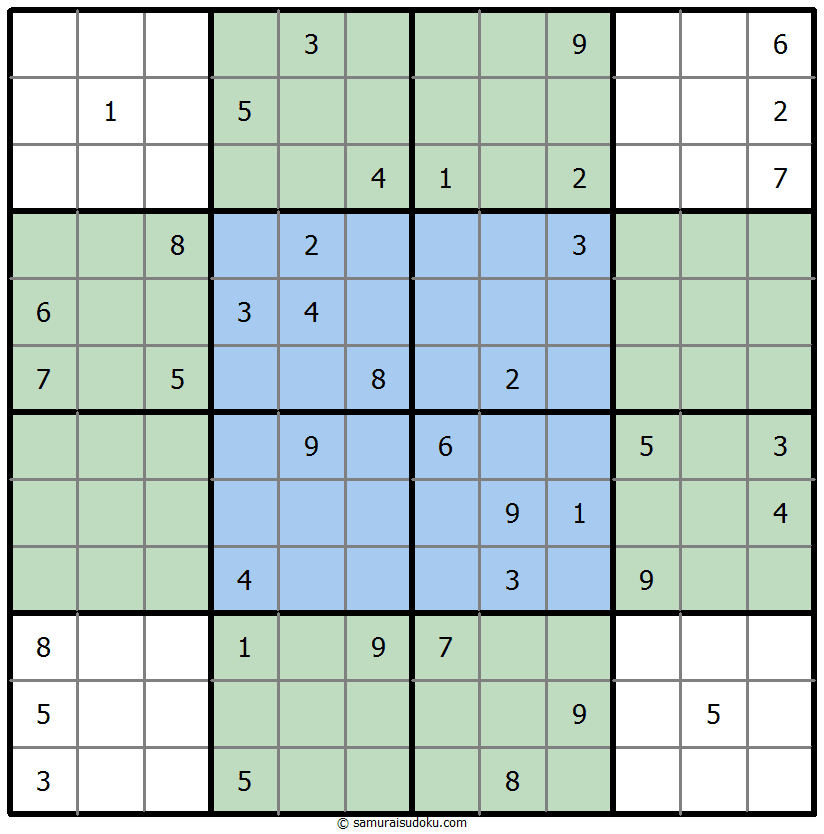 Butterfly Sudoku 28-October-2023