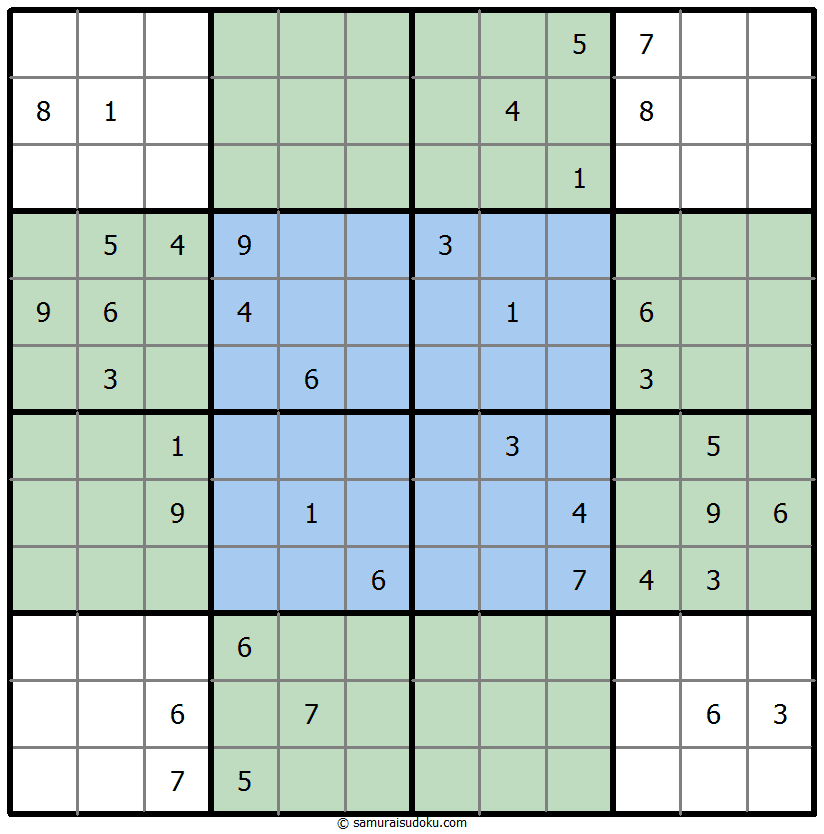 Butterfly Sudoku 21-December-2022