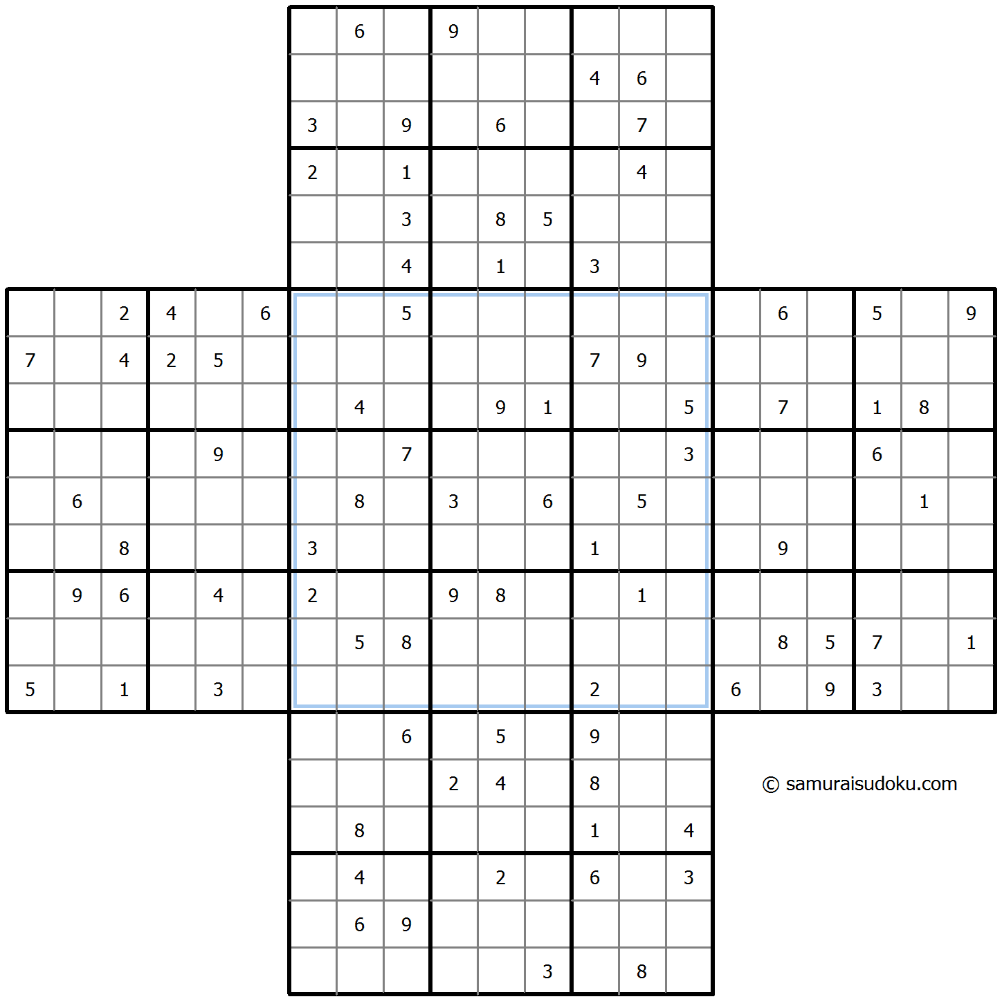Sudoku Croce #34567