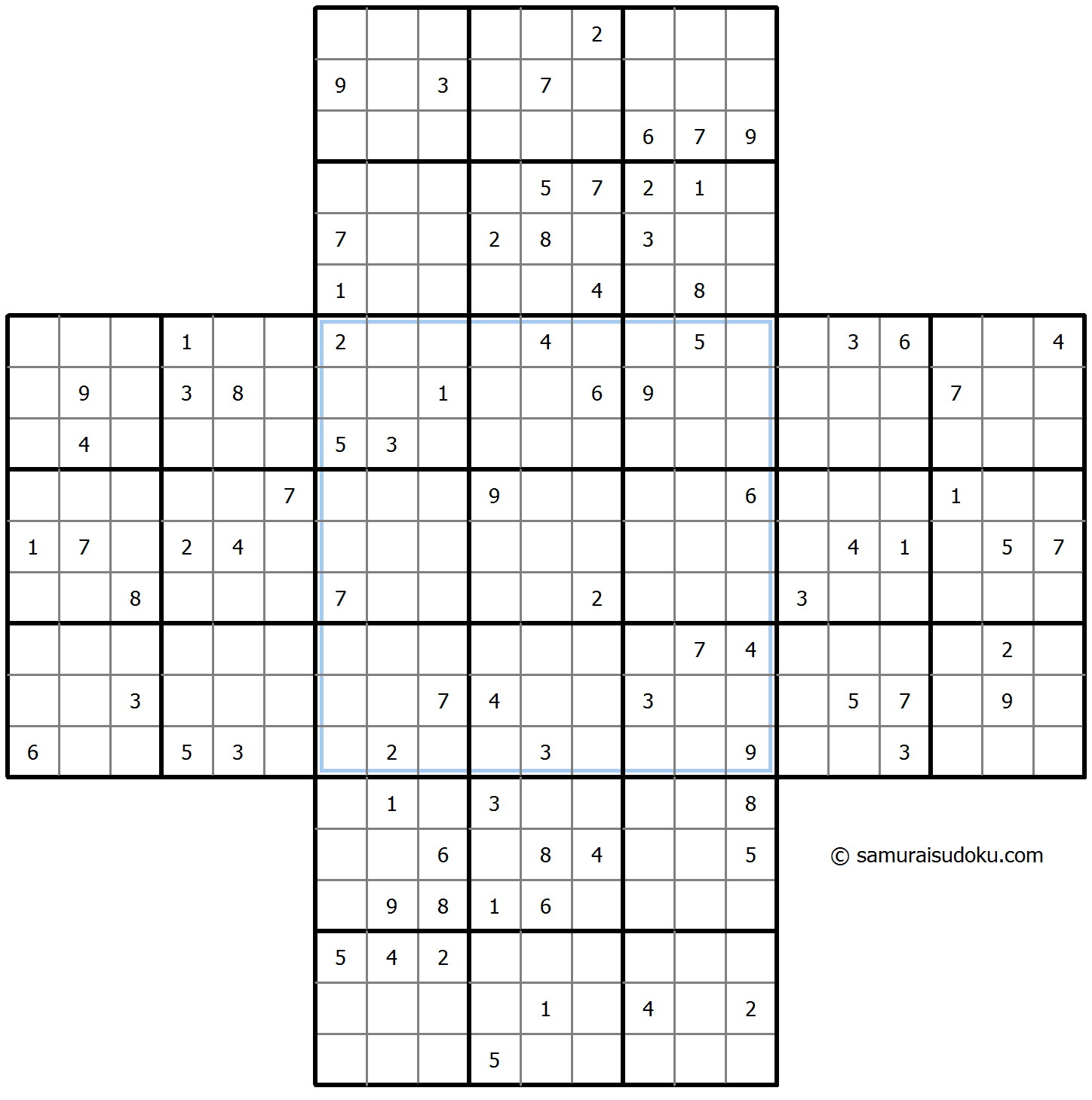 Cross Sudoku 7-November-2022