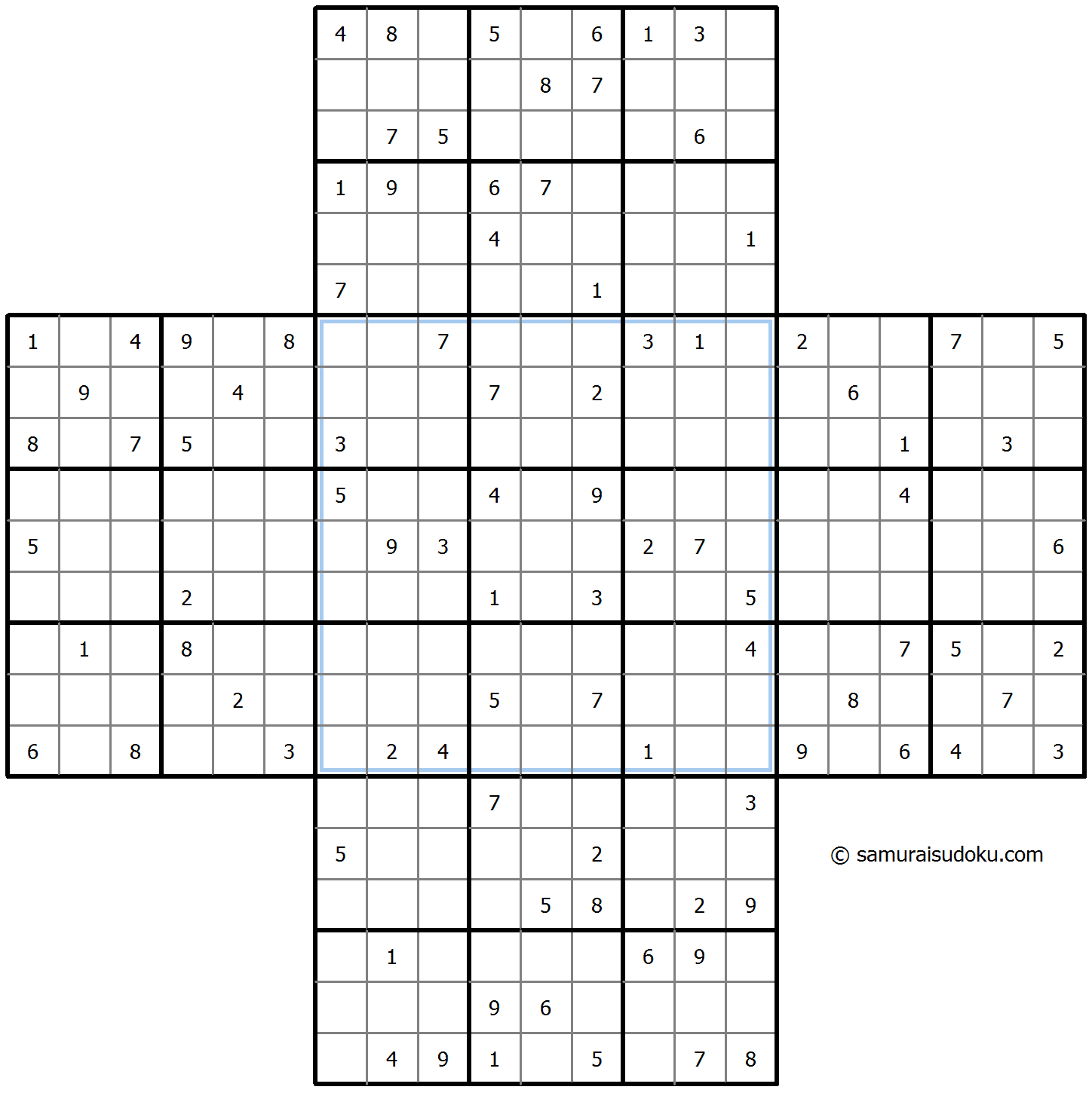 Cross Sudoku