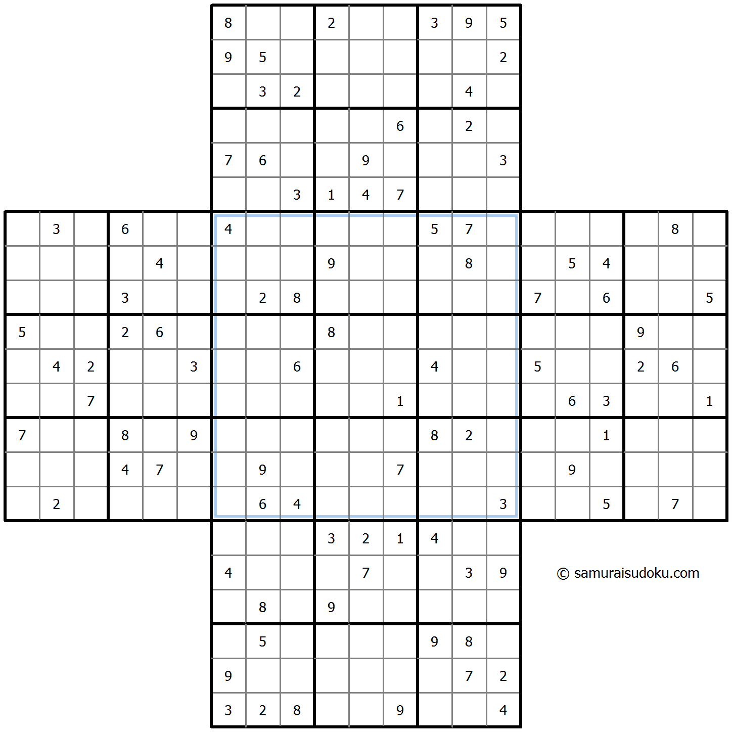 Cross Sudoku 30-January-2023