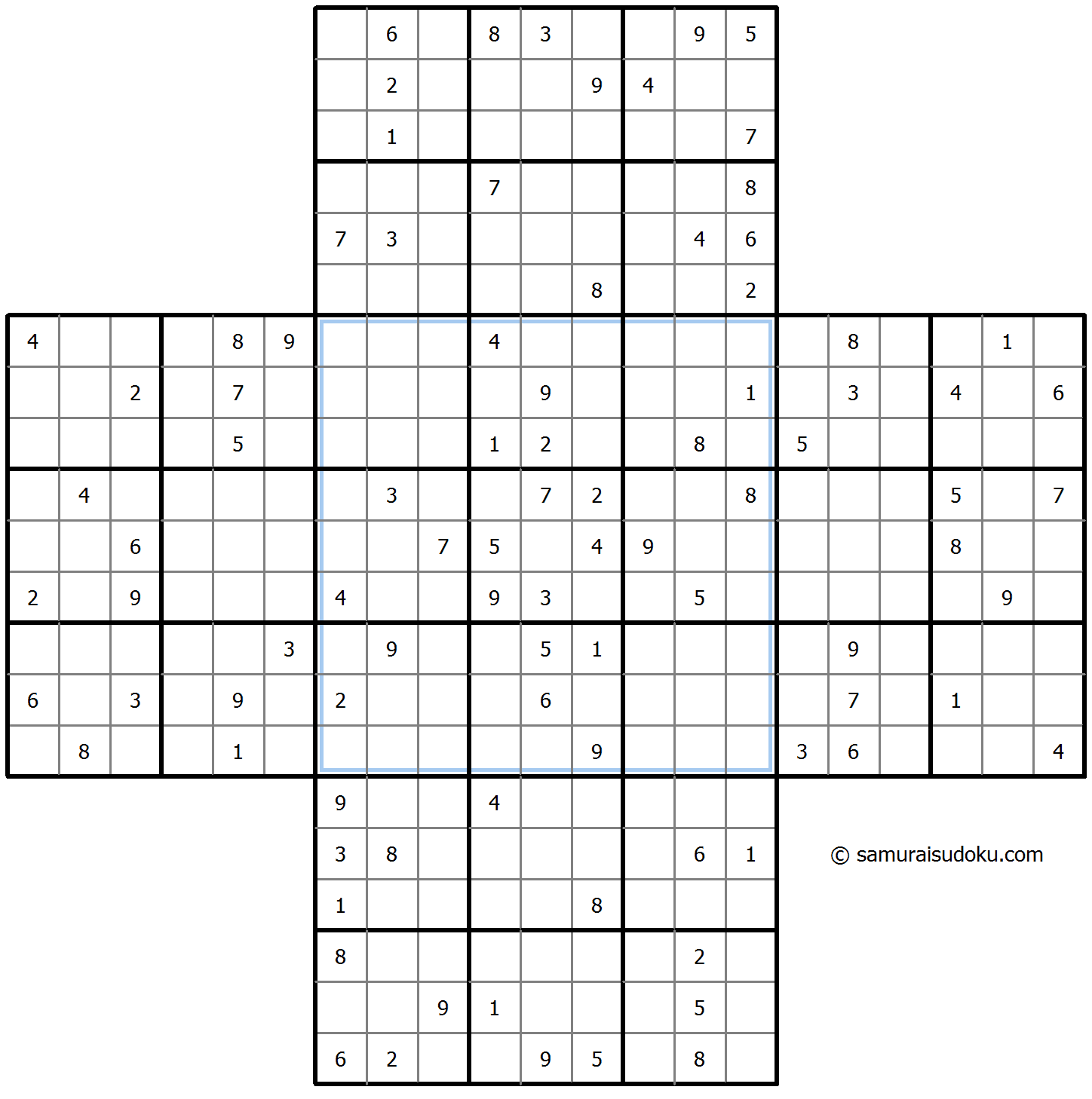 Cross Sudoku 13-November-2022