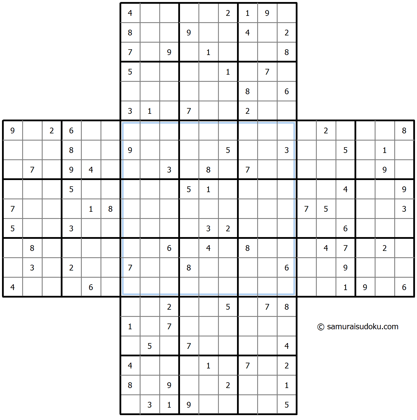 Cross Sudoku 9-November-2022