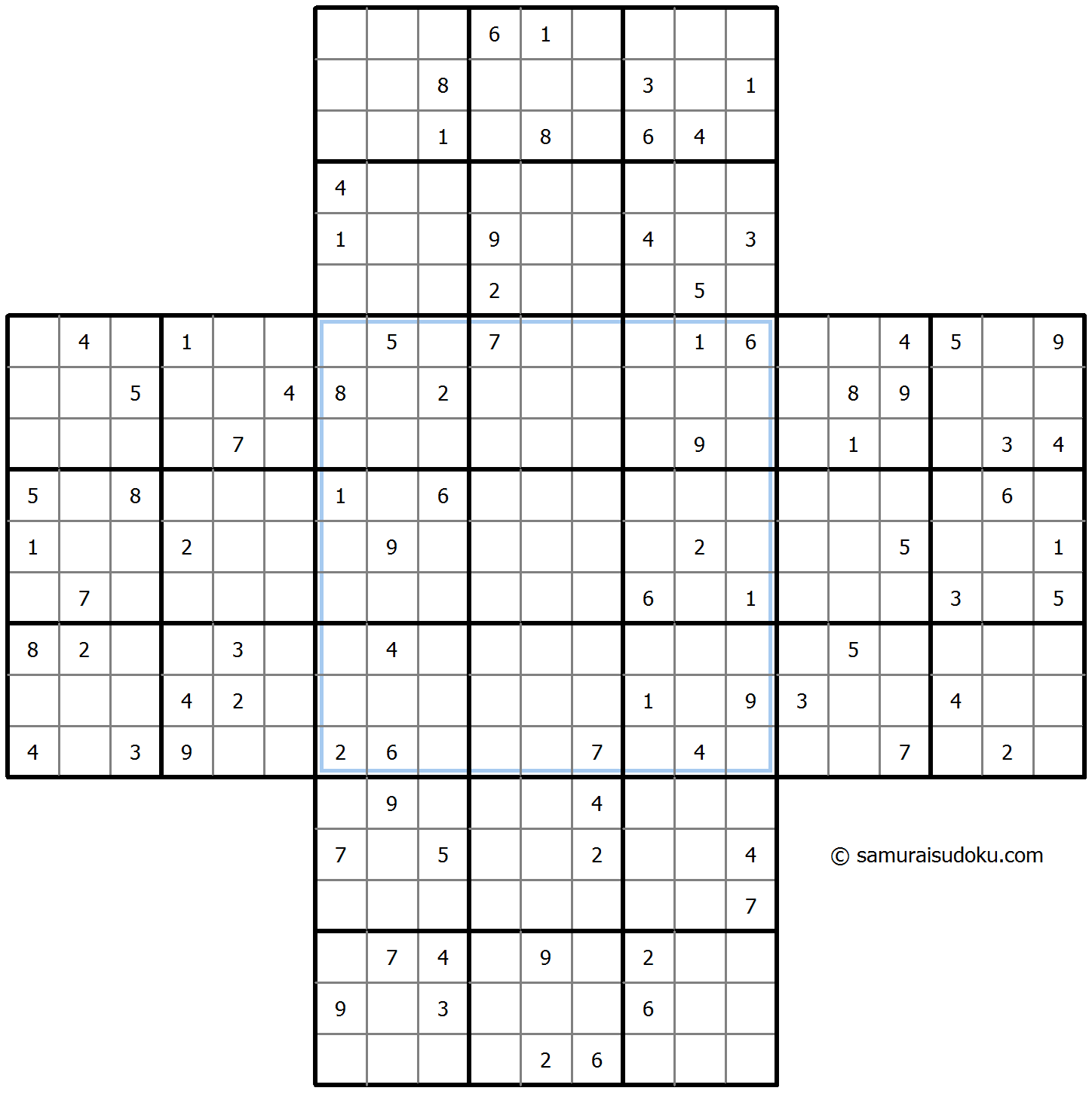 Sudoku Croce #34984