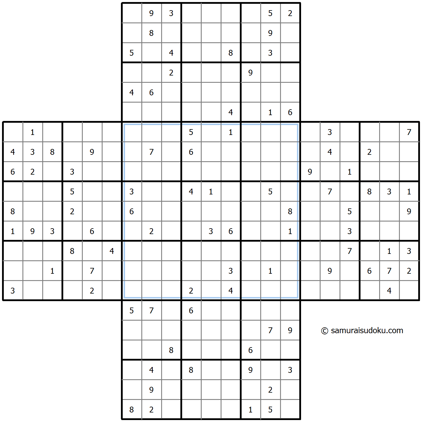Cross Sudoku 24-February-2022