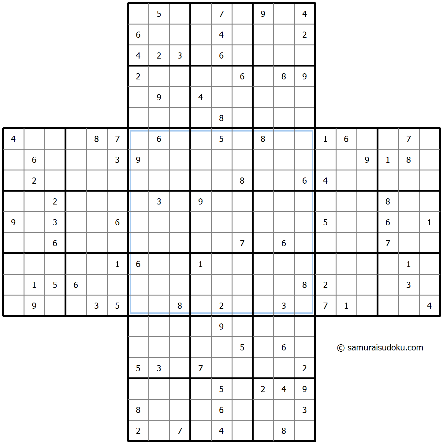 Cross Sudoku 12-August-2023