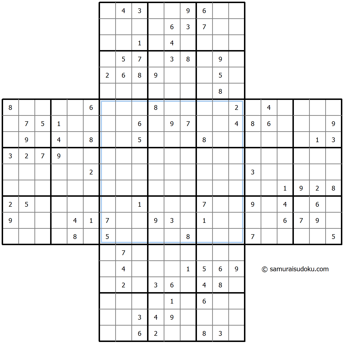 Cross Sudoku 5-November-2022