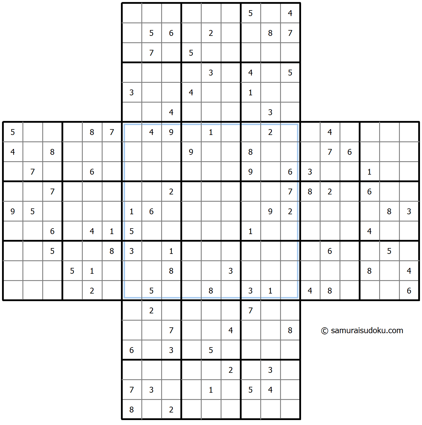 Cross Sudoku 12-November-2022