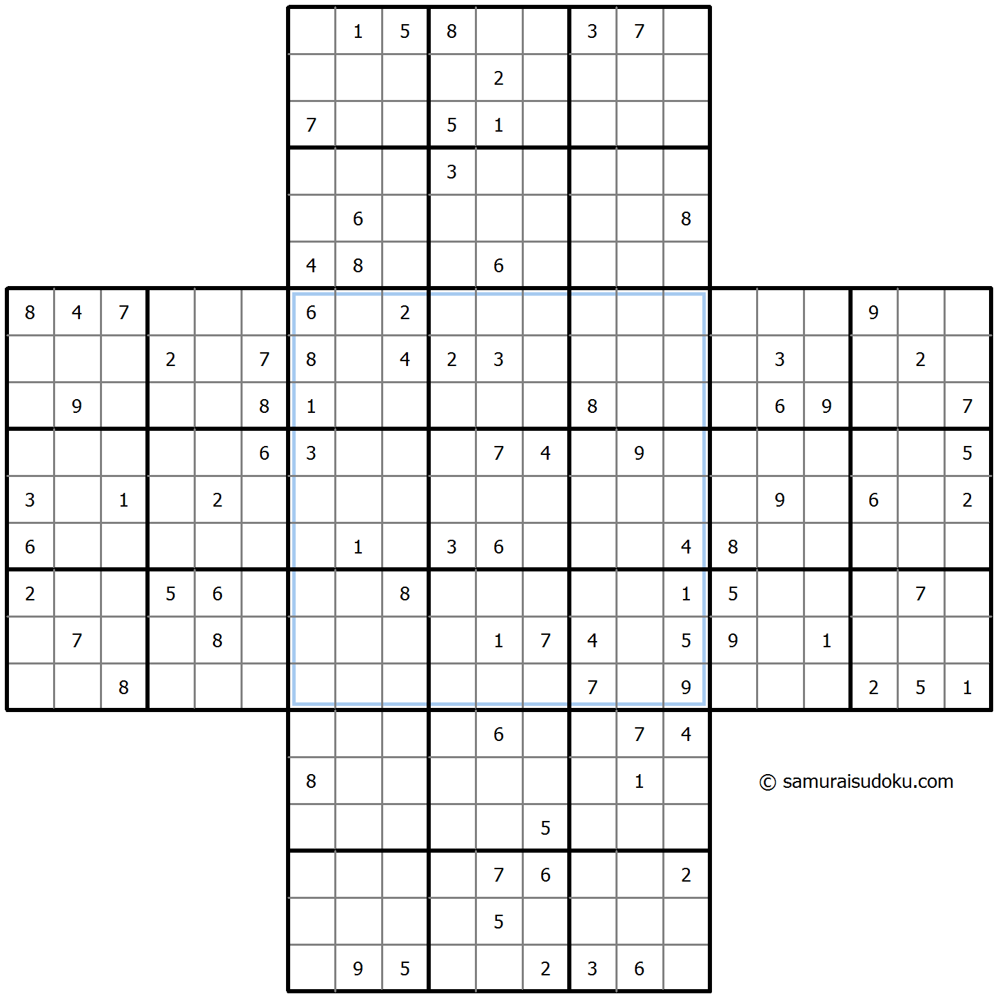 Cross Sudoku 28-January-2023
