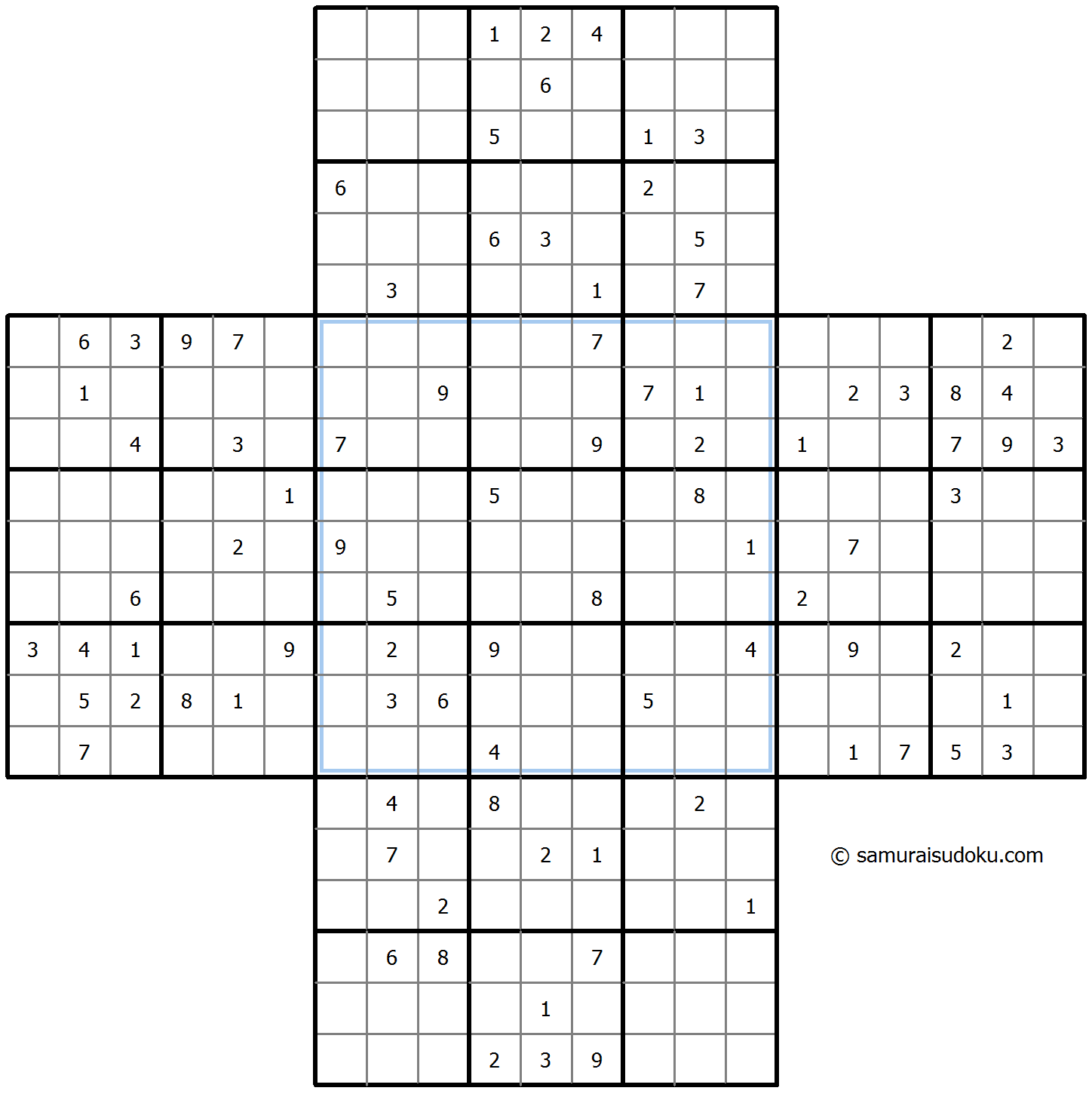 Cross Sudoku 23-November-2022