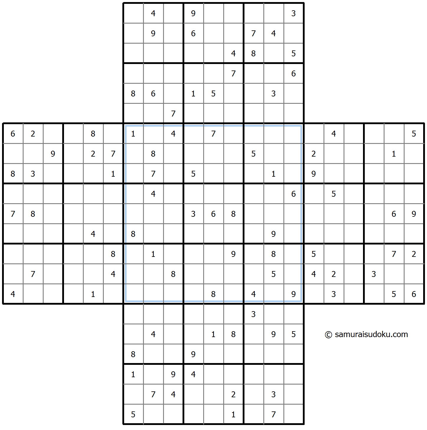Cross Sudoku