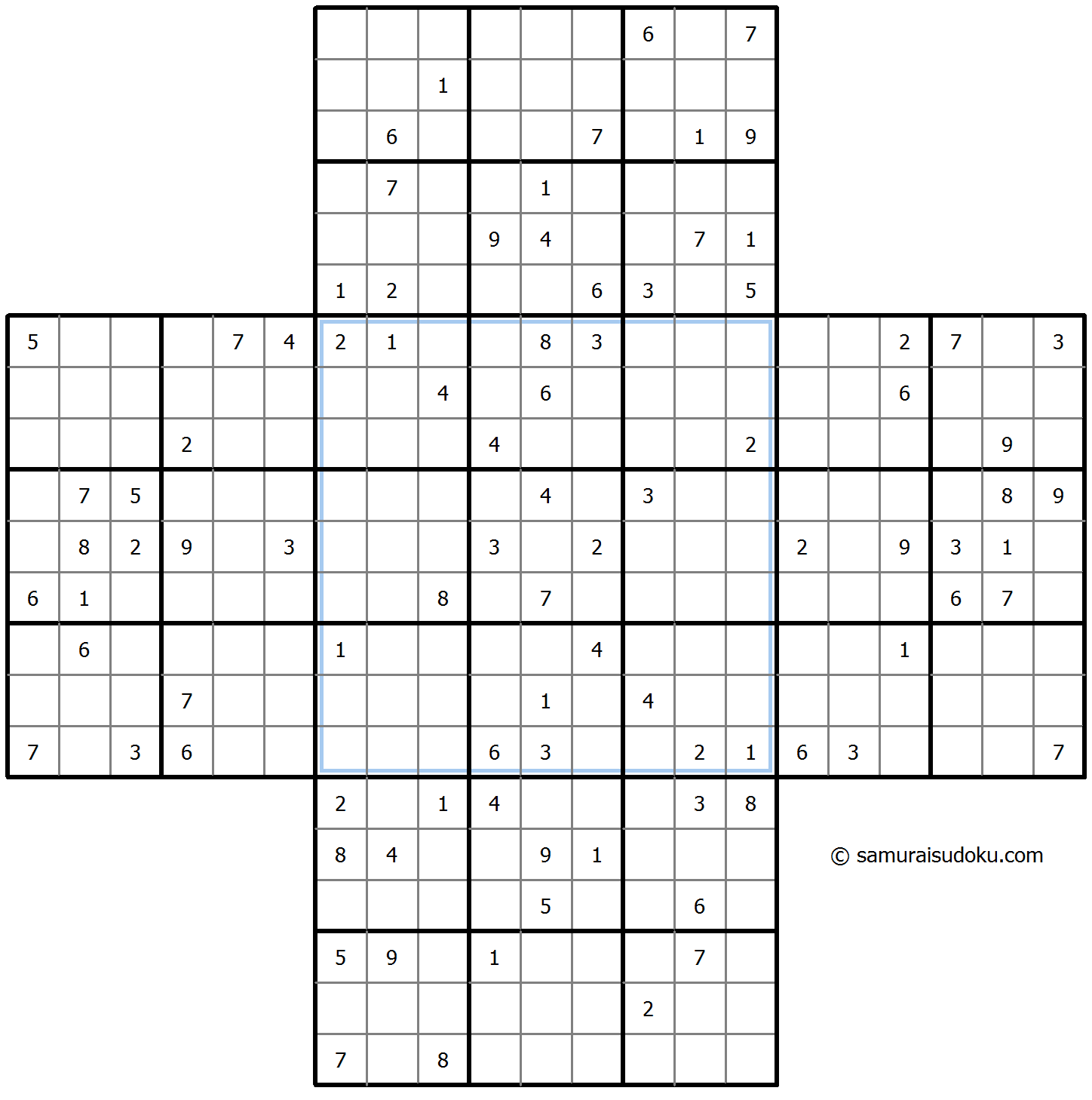 Cross Sudoku 27-August-2023
