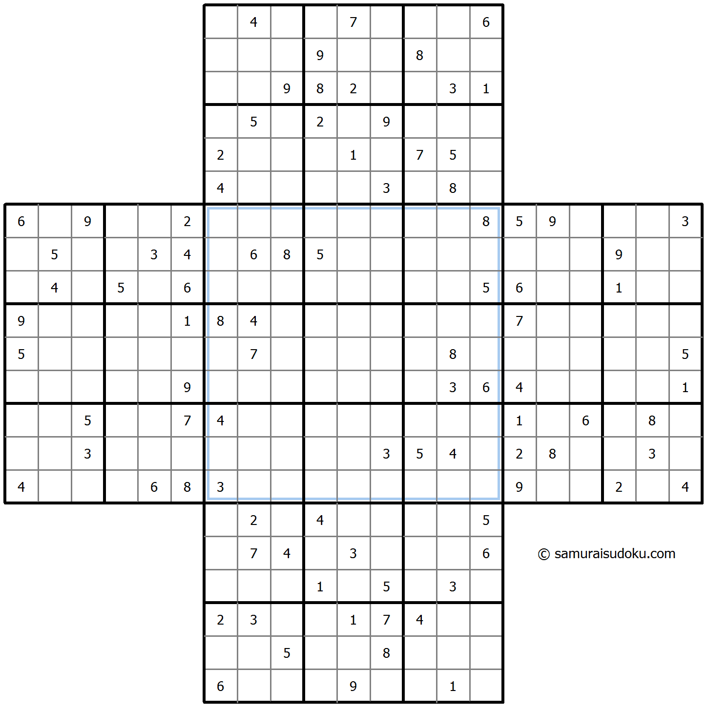 Sudoku Croce #35357
