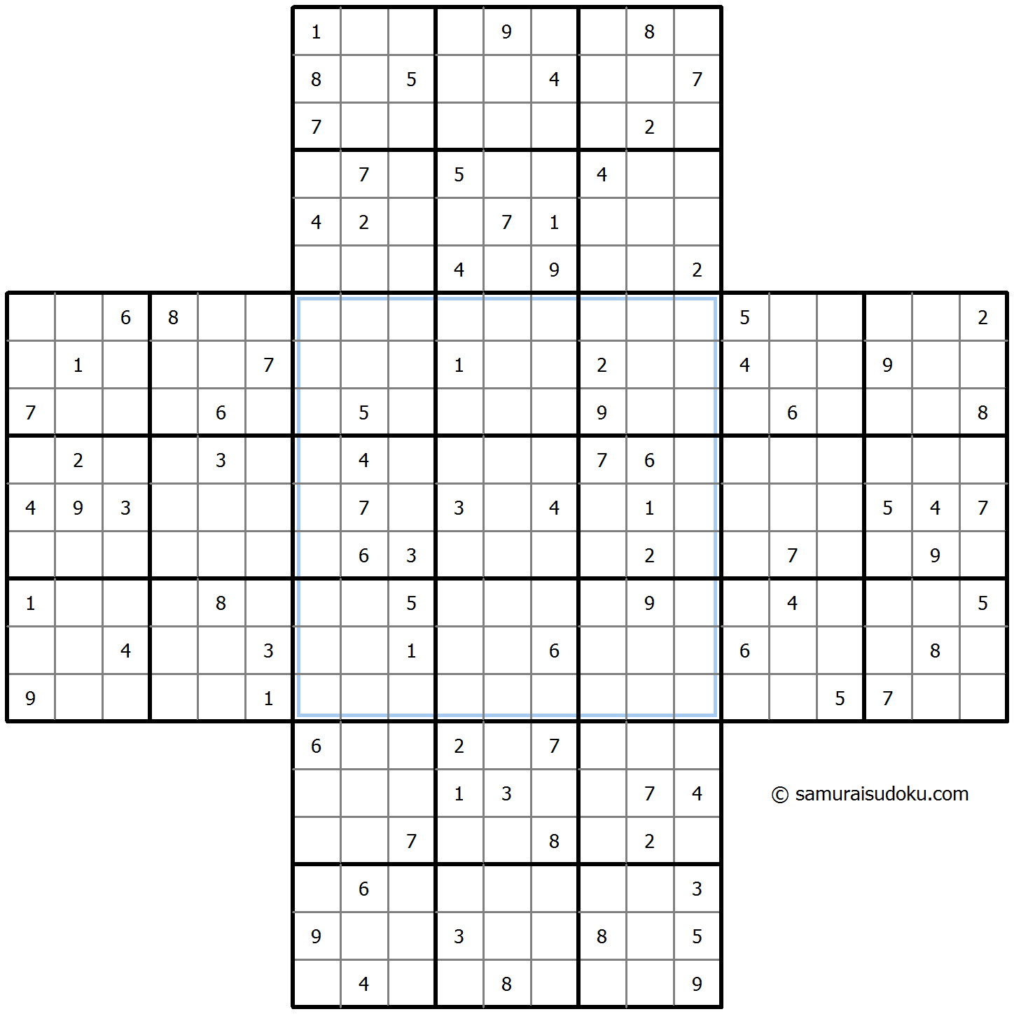 Cross Sudoku 22-February-2022