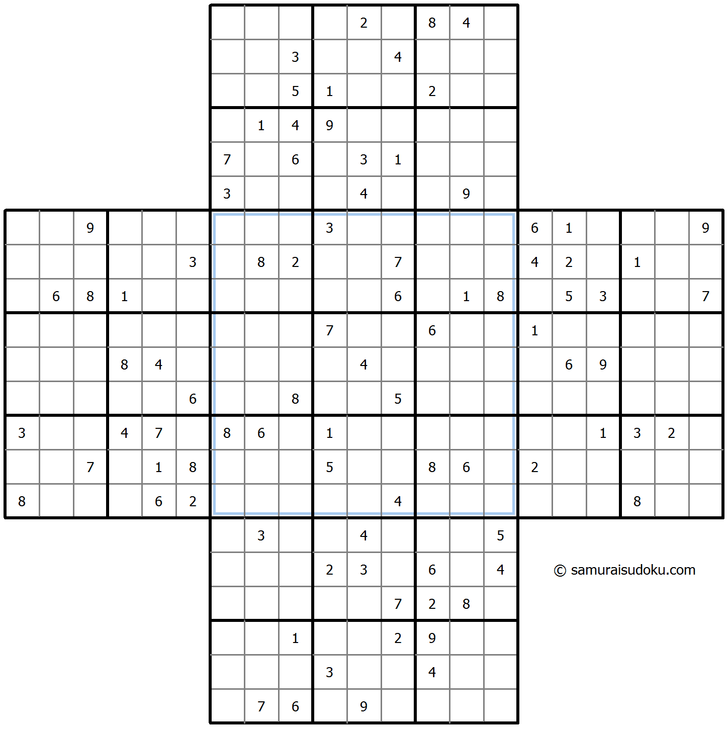 Cross Sudoku 9-April-2025