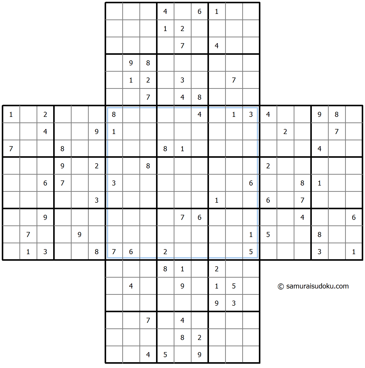 Cross Sudoku 20-February-2022