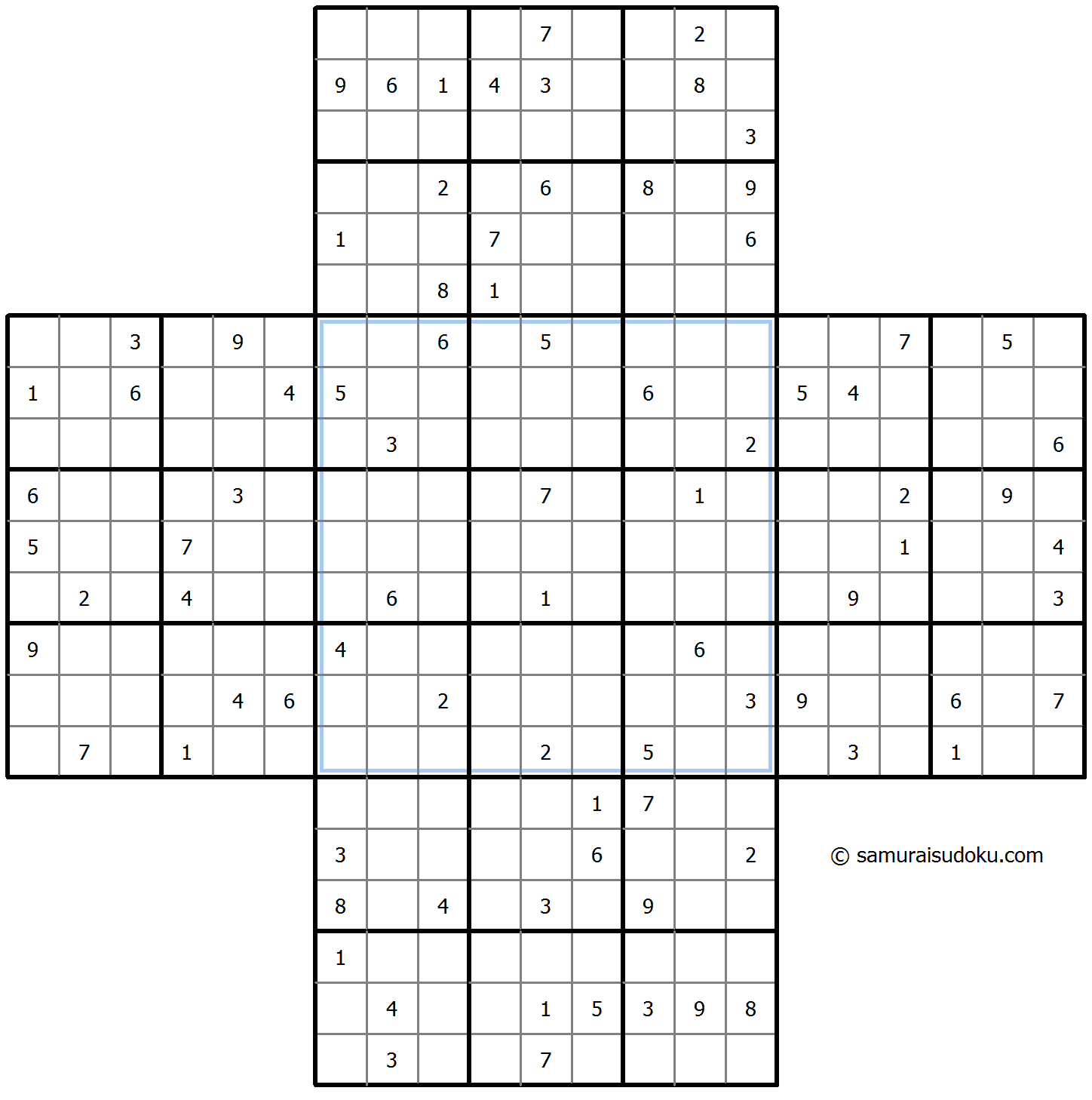 Крестовое судоку