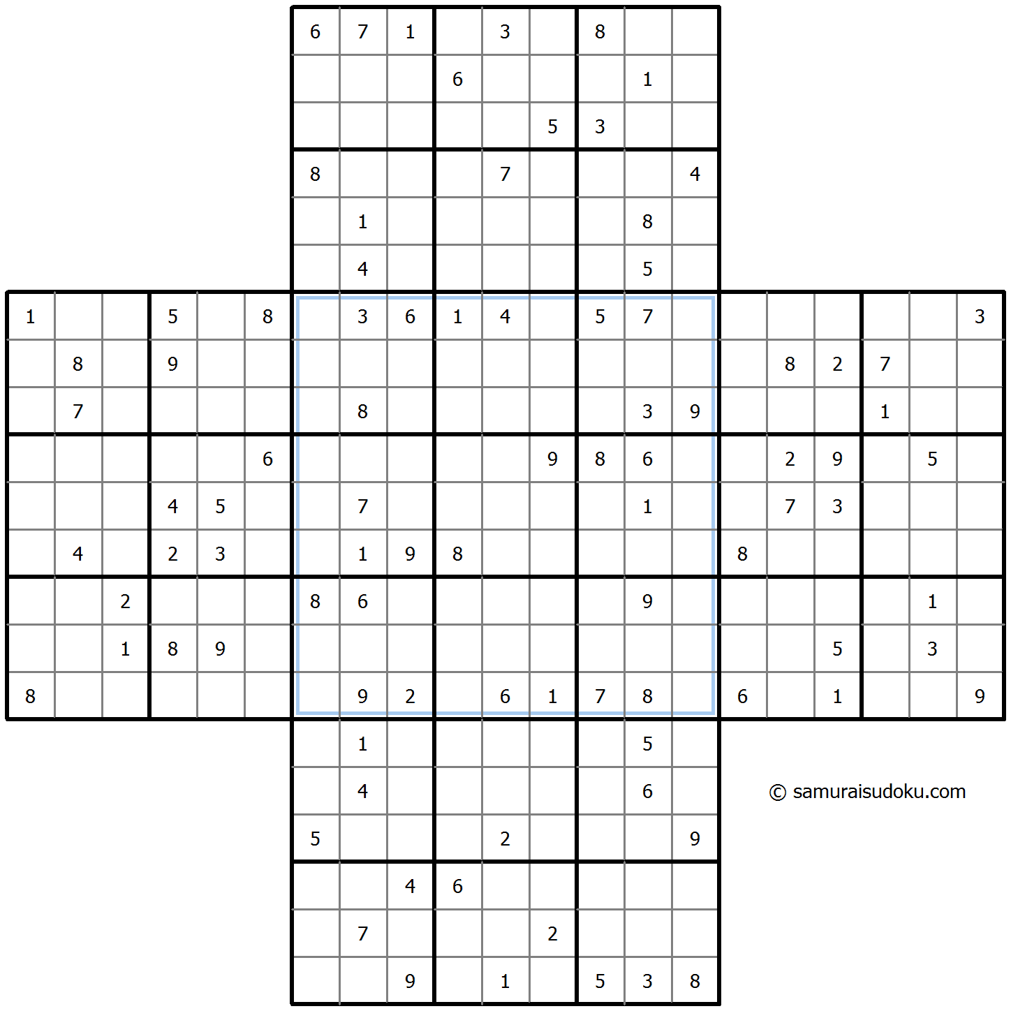 Cross Sudoku
