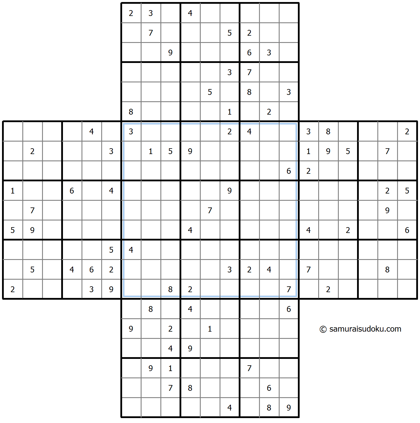 Cross Sudoku 12-January-2023