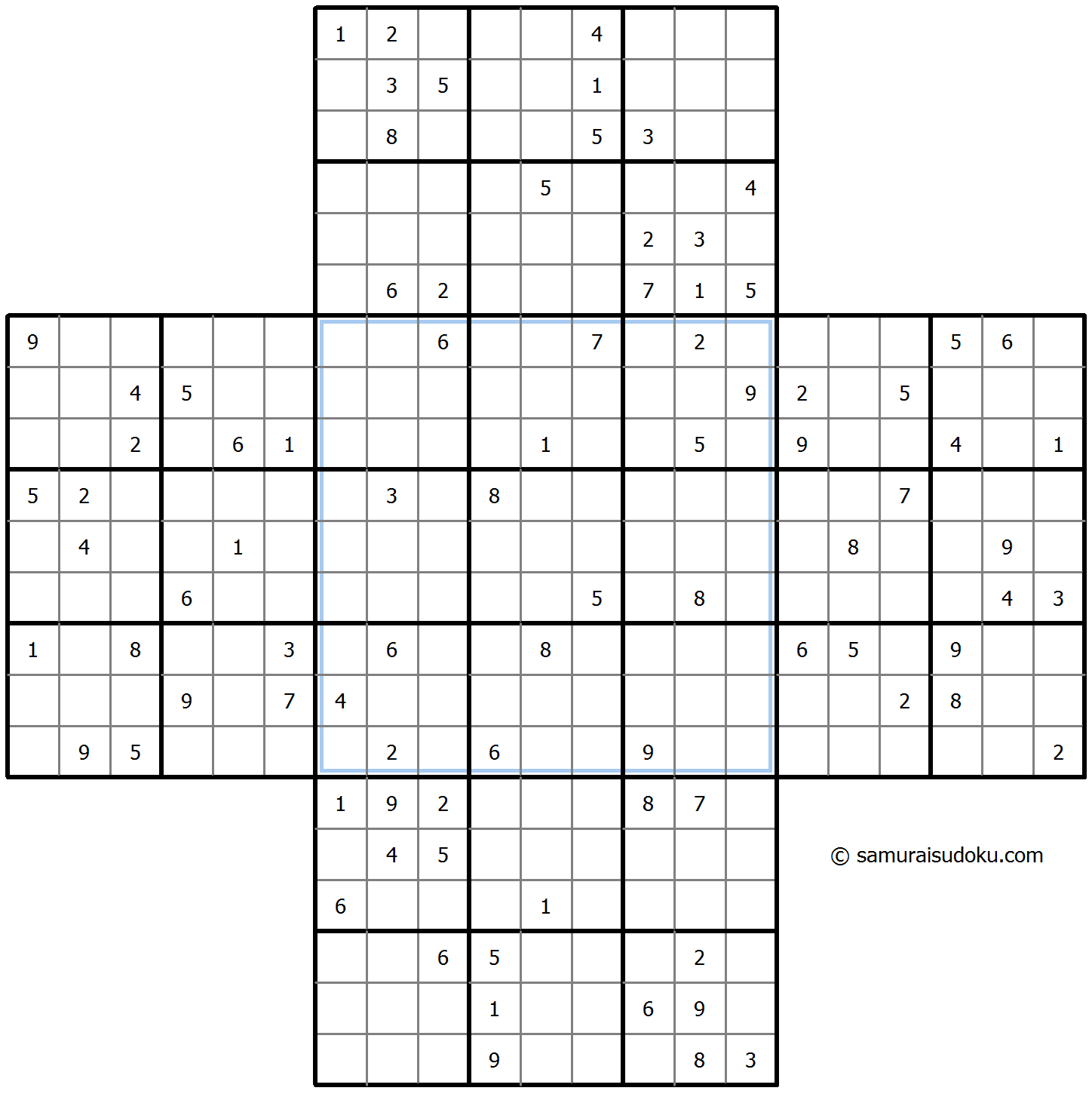 Cross Sudoku 7-November-2022