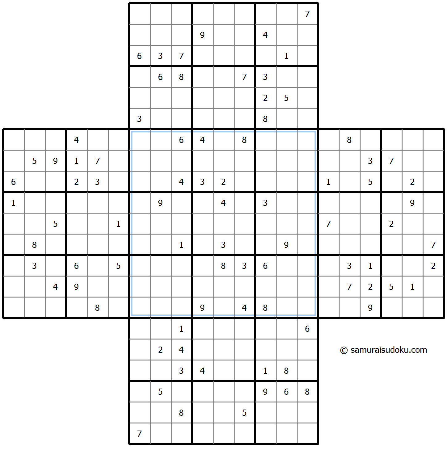 Cross Sudoku 4-September-2023