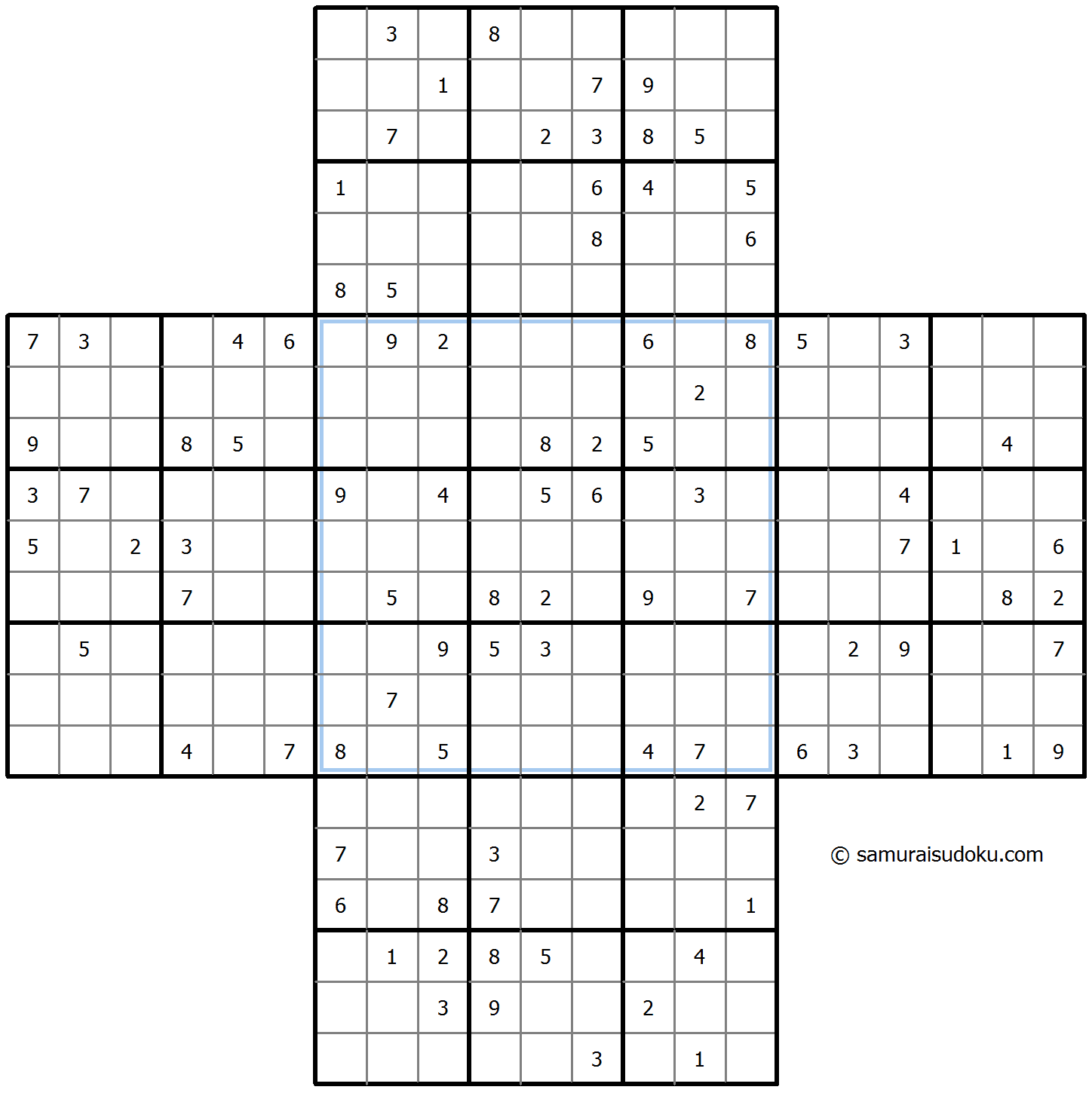 Cross Sudoku 10 November 2025
