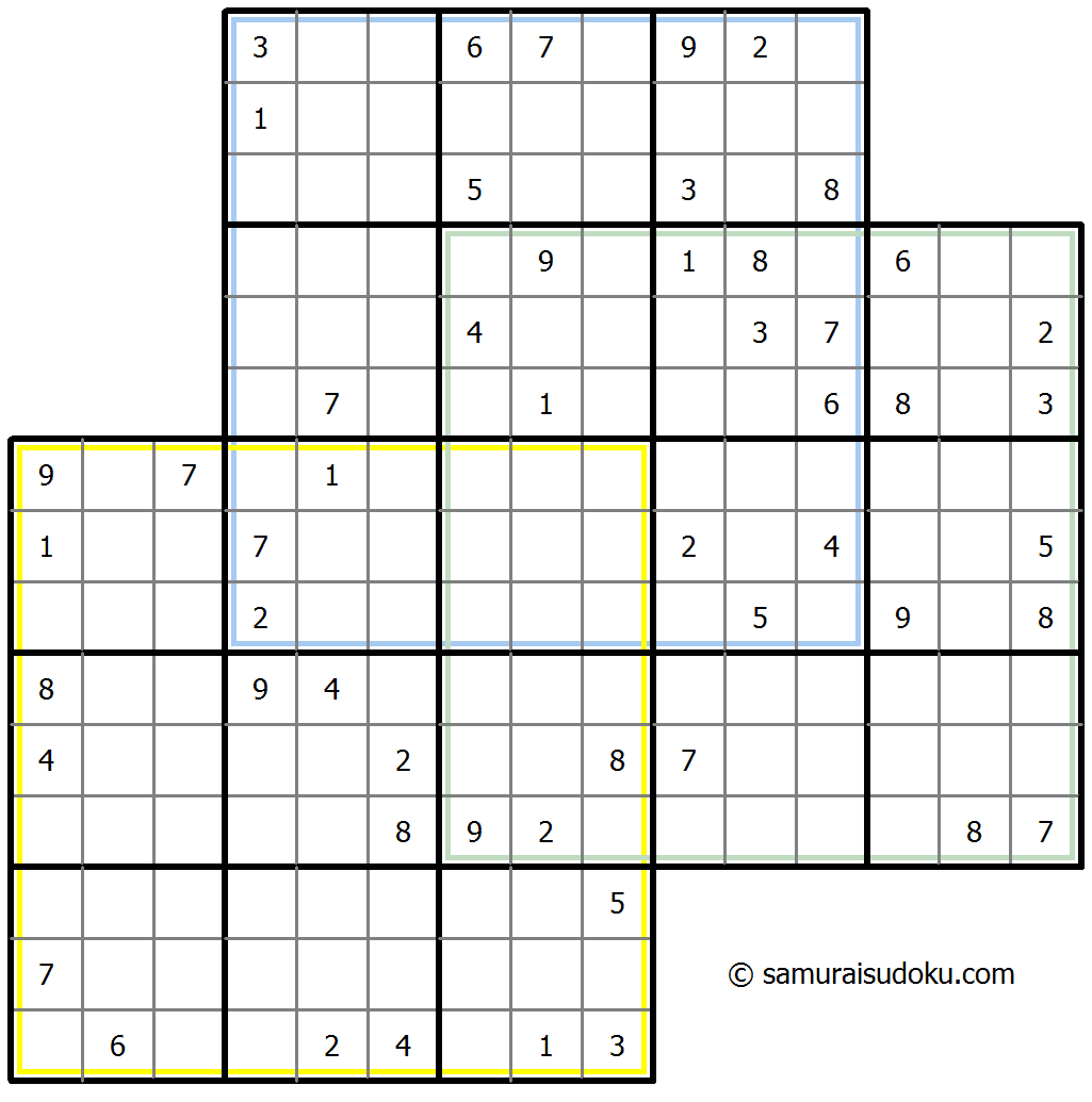 Sudoku Gattai-3 #34823