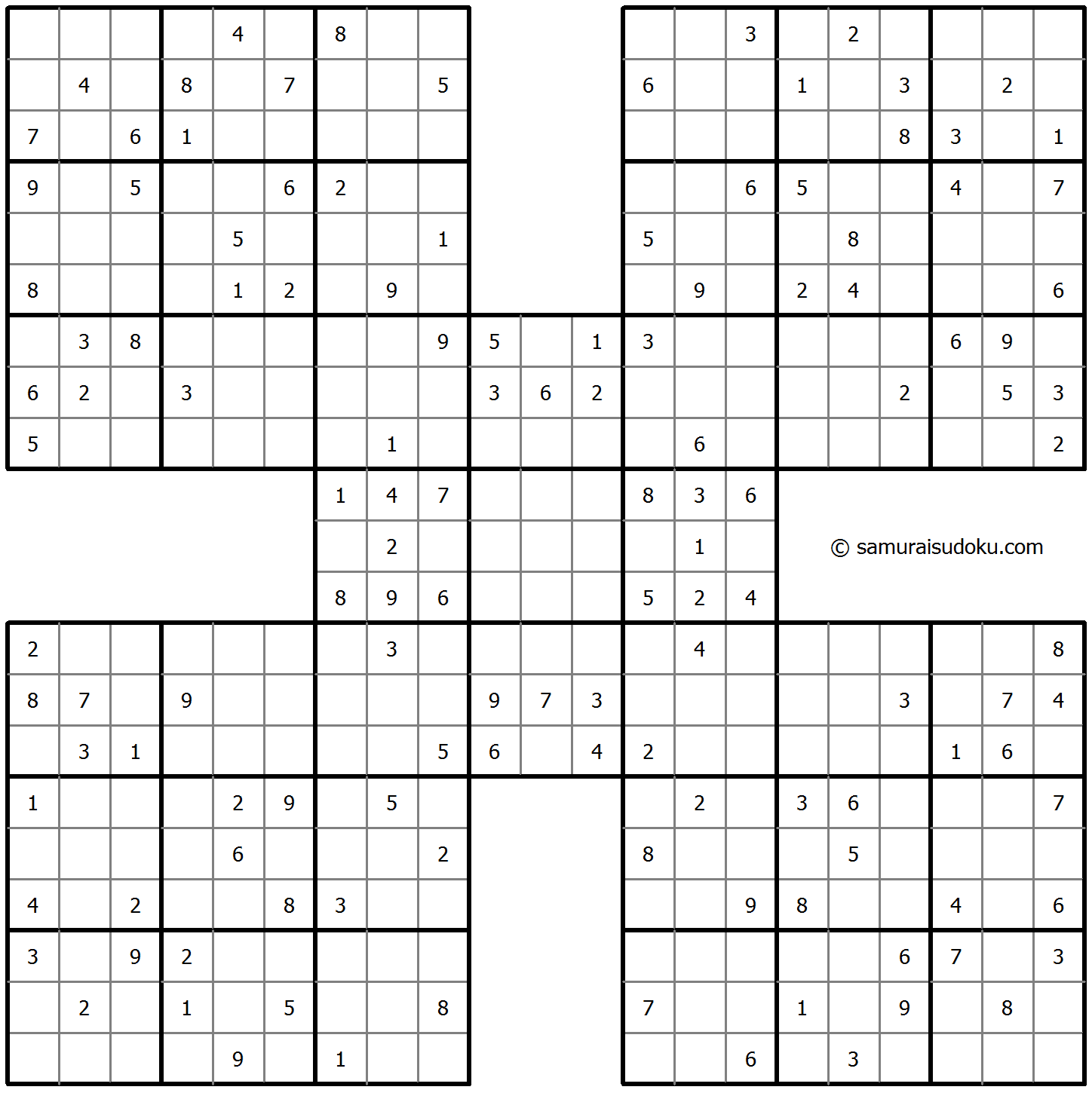 Samurai Sudoku