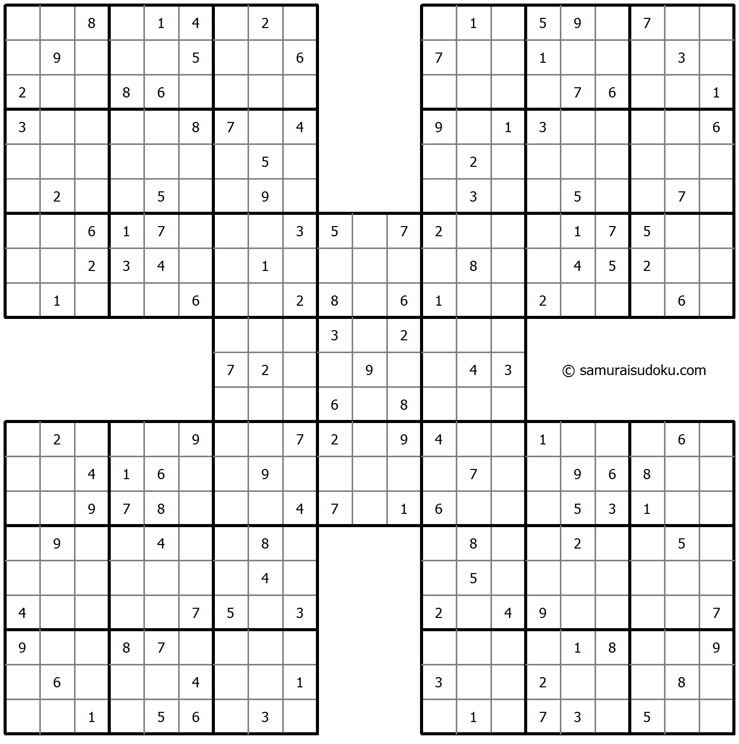 Samurai Sudoku