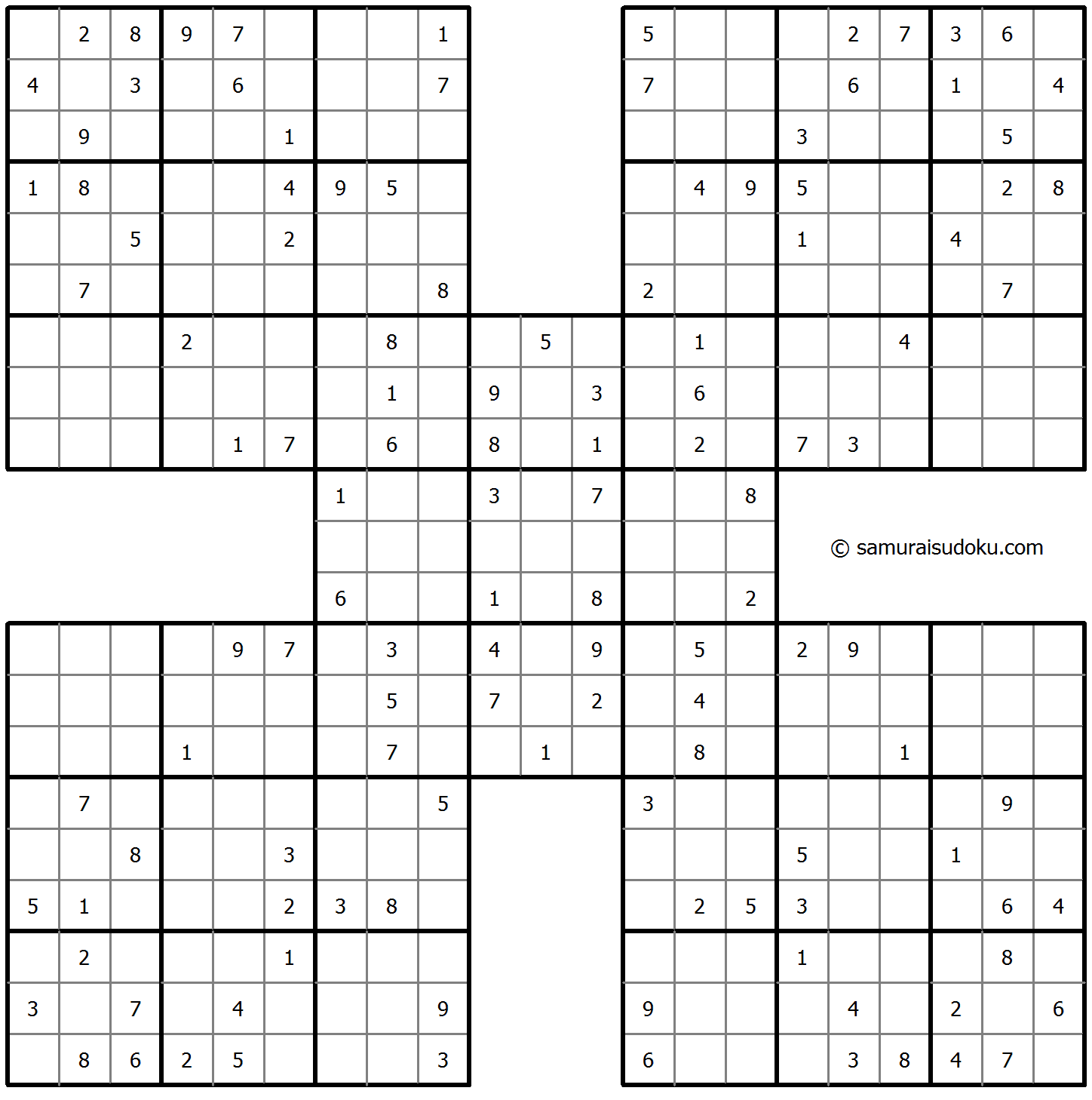 Samurai Sudoku