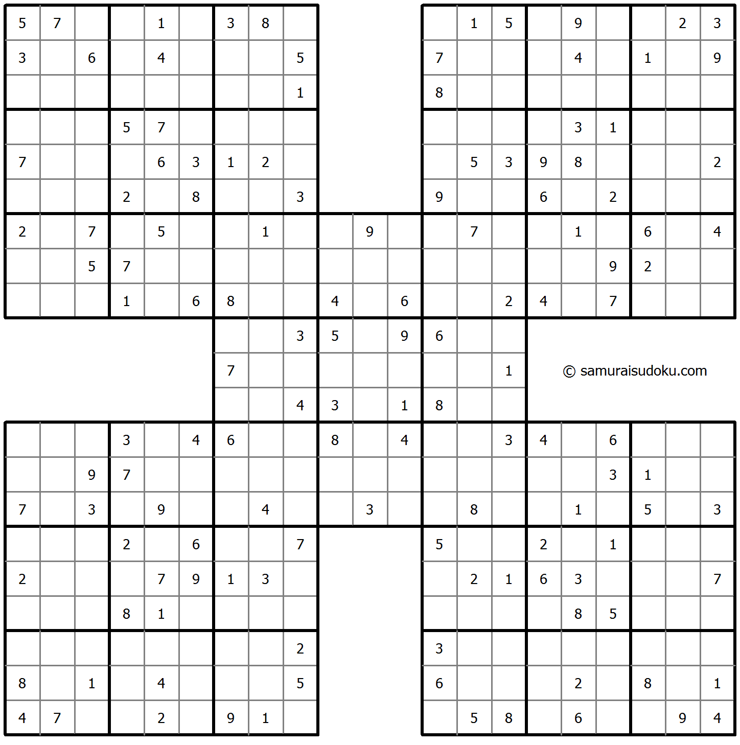 samurai-sudoku