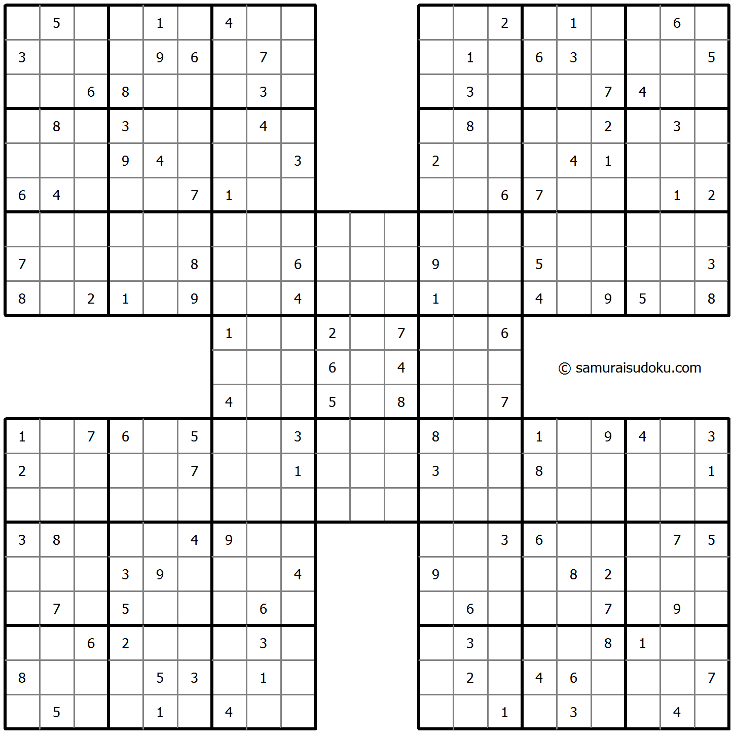 Samurai-Sudoku