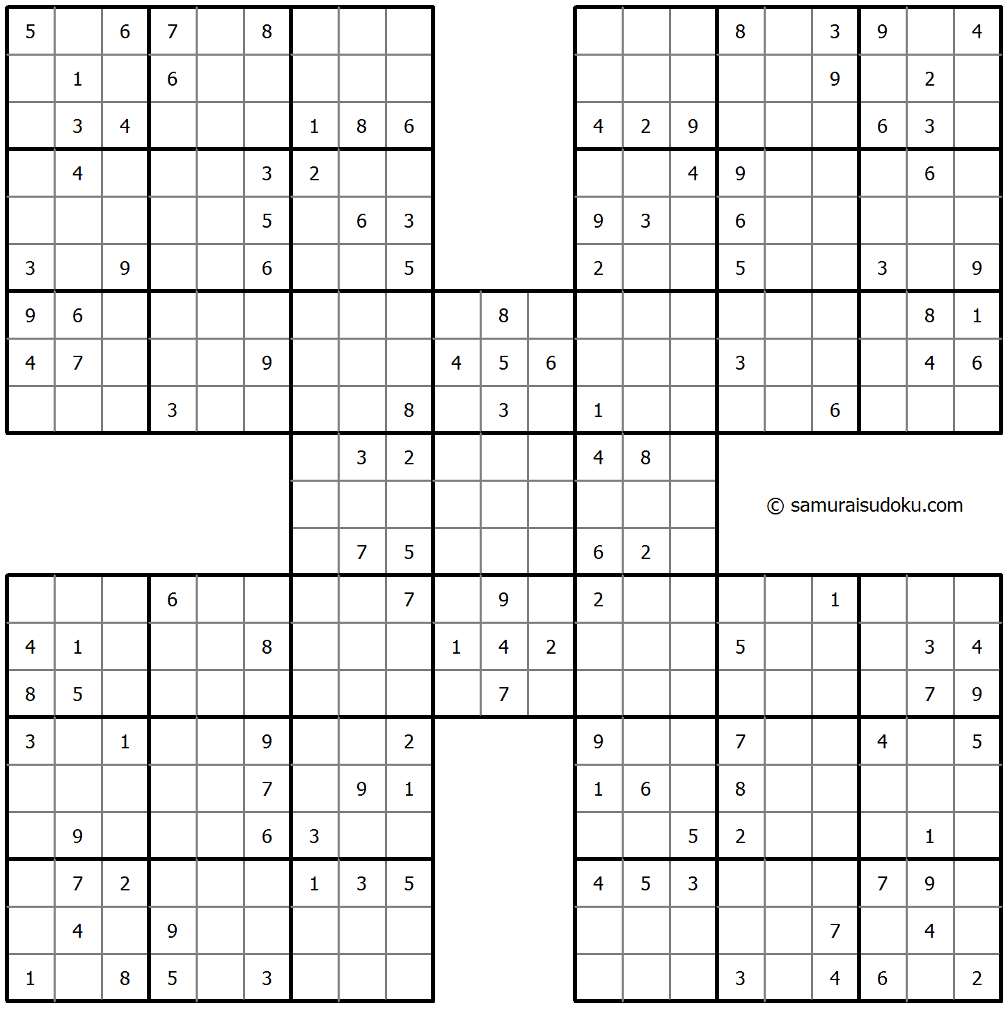 Samurai Sudoku