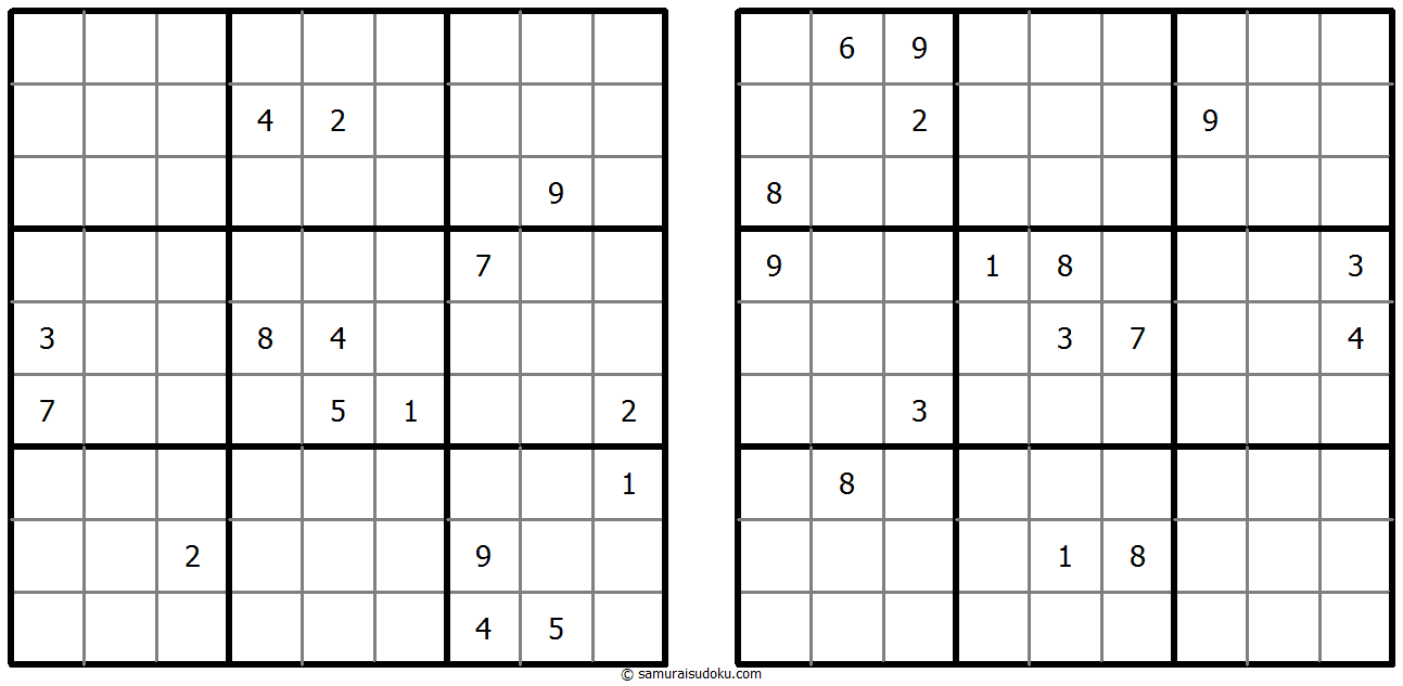 Twin Corresponding Sudoku 24-June-2022