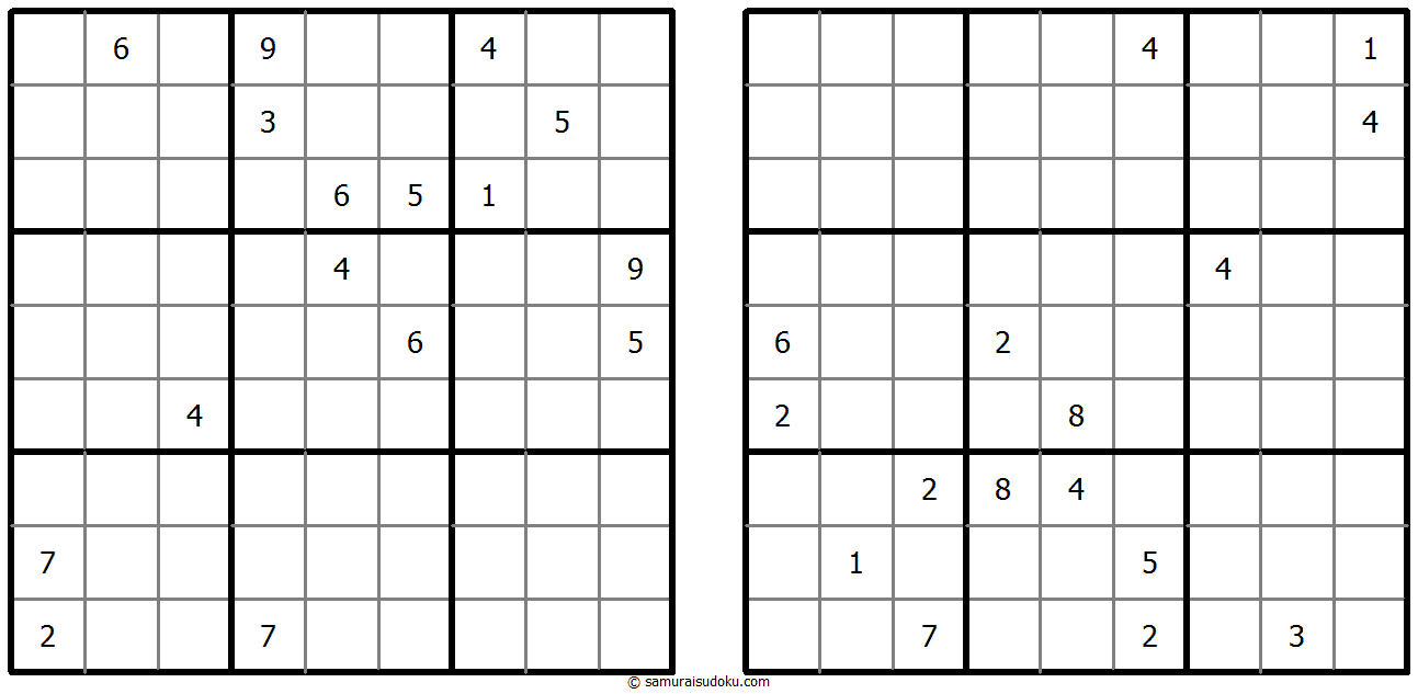 Twin Corresponding Sudoku 31-October-2022