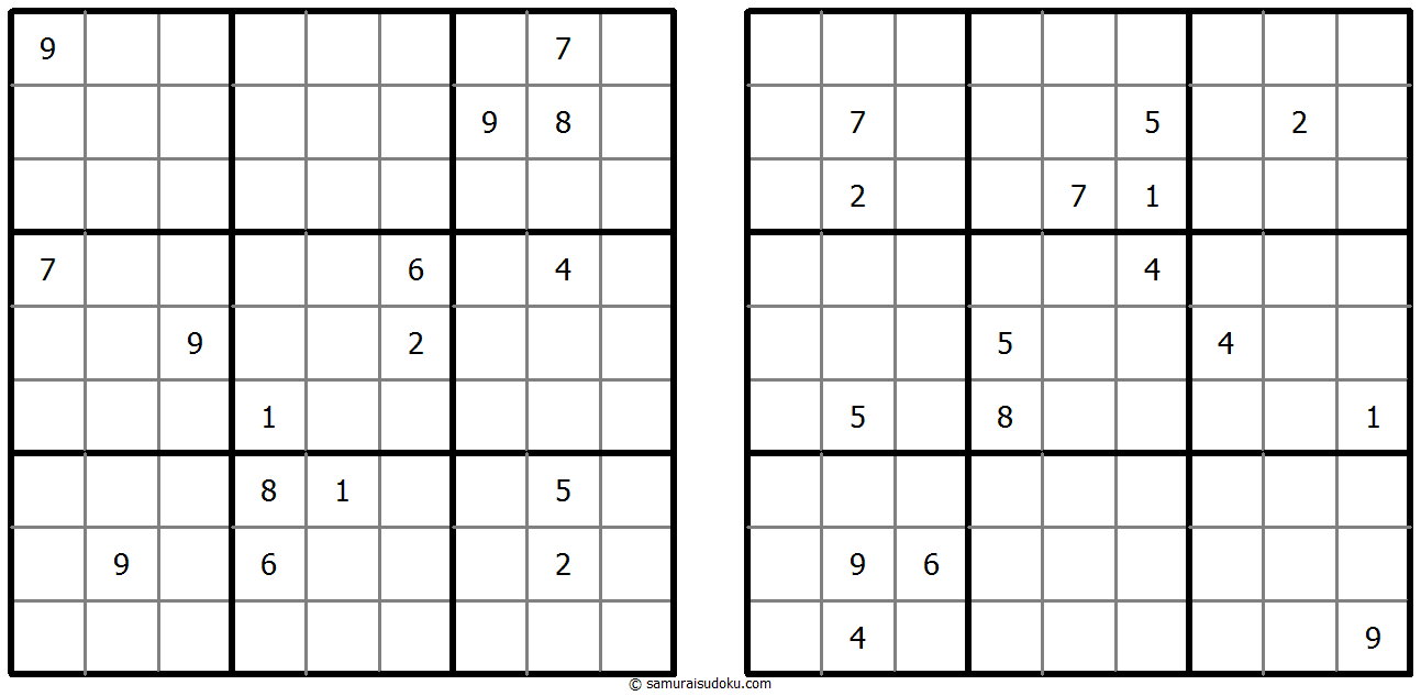 Twin Corresponding Sudoku 1-November-2022