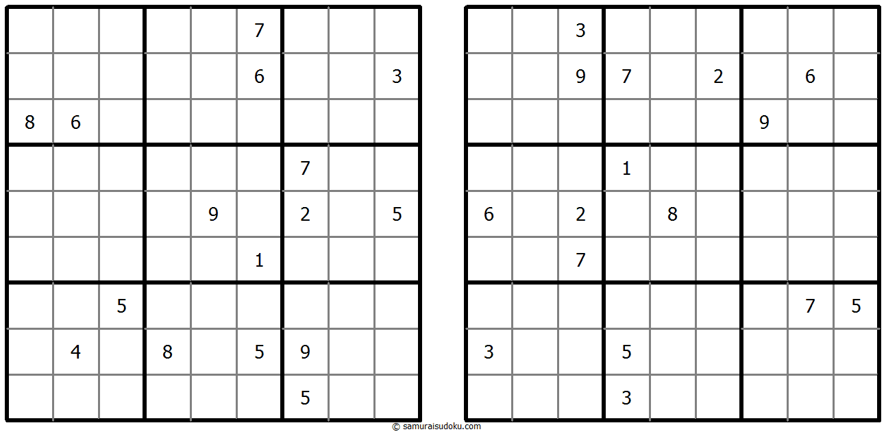 Twin Corresponding Sudoku 9-August-2023