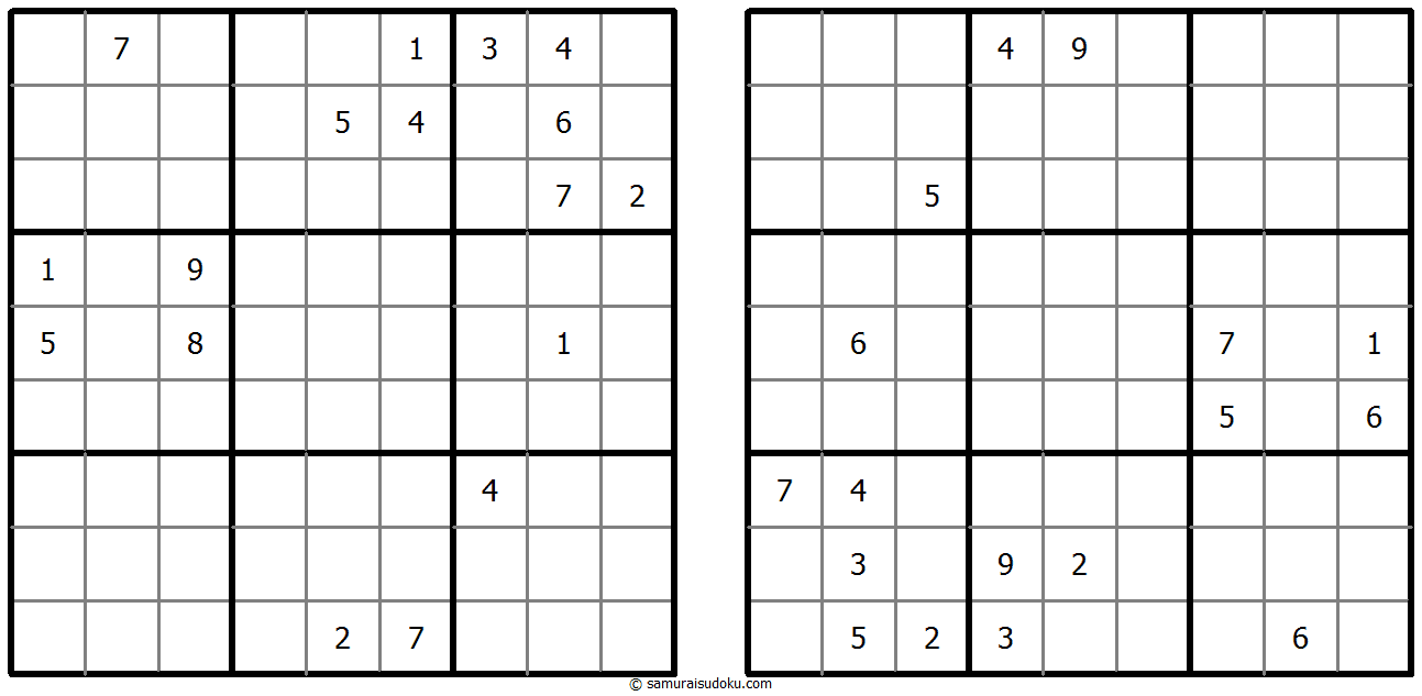 Twin Corresponding Sudoku 14-August-2023