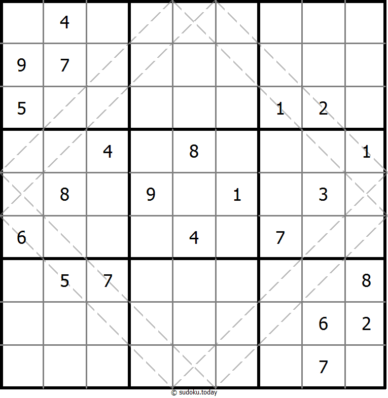 16x16 sudoku with diagonal